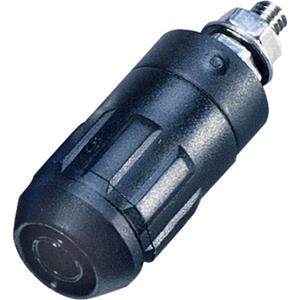 Stäubli XUB-G Laborbuchse Buchse, Einbau vertikal Stift-Ø: 4mm Schwarz 1St.