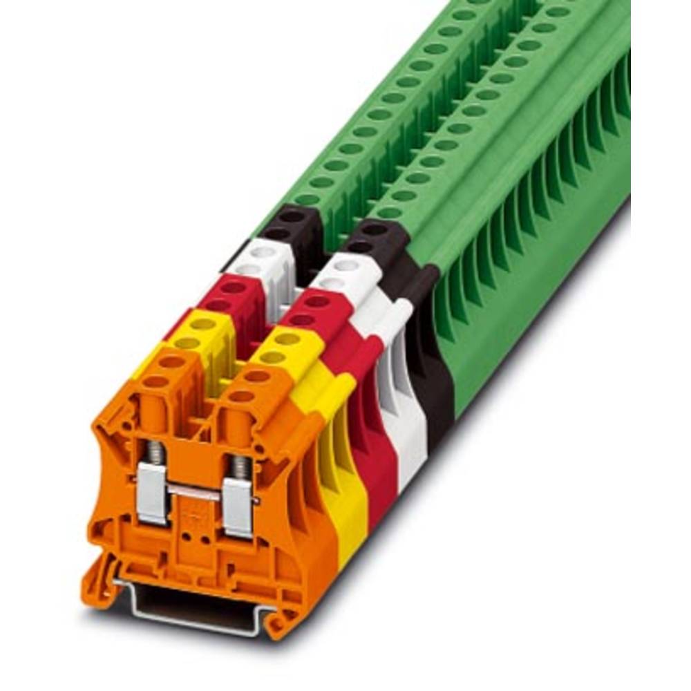 phoenixcontact Phoenix Contact UT 6 WH 3045198 Doorgangsserieklem Aantal polen: 2 0.2 mm² 10 mm² Wit 50 stuk(s)