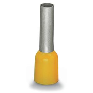 Wago 216-208 Adereindhulzen 6 mm² Deels geïsoleerd Geel 100 stuk(s)