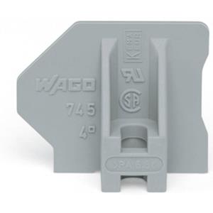 WAGO 745-145 Eindplaat Grijs 100 stuk(s)