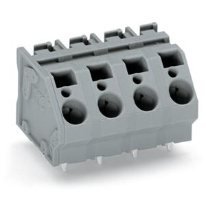 WAGO 745-1353 Veerkrachtklemblok 6.00 mm² Aantal polen 3 Grijs 72 stuk(s)