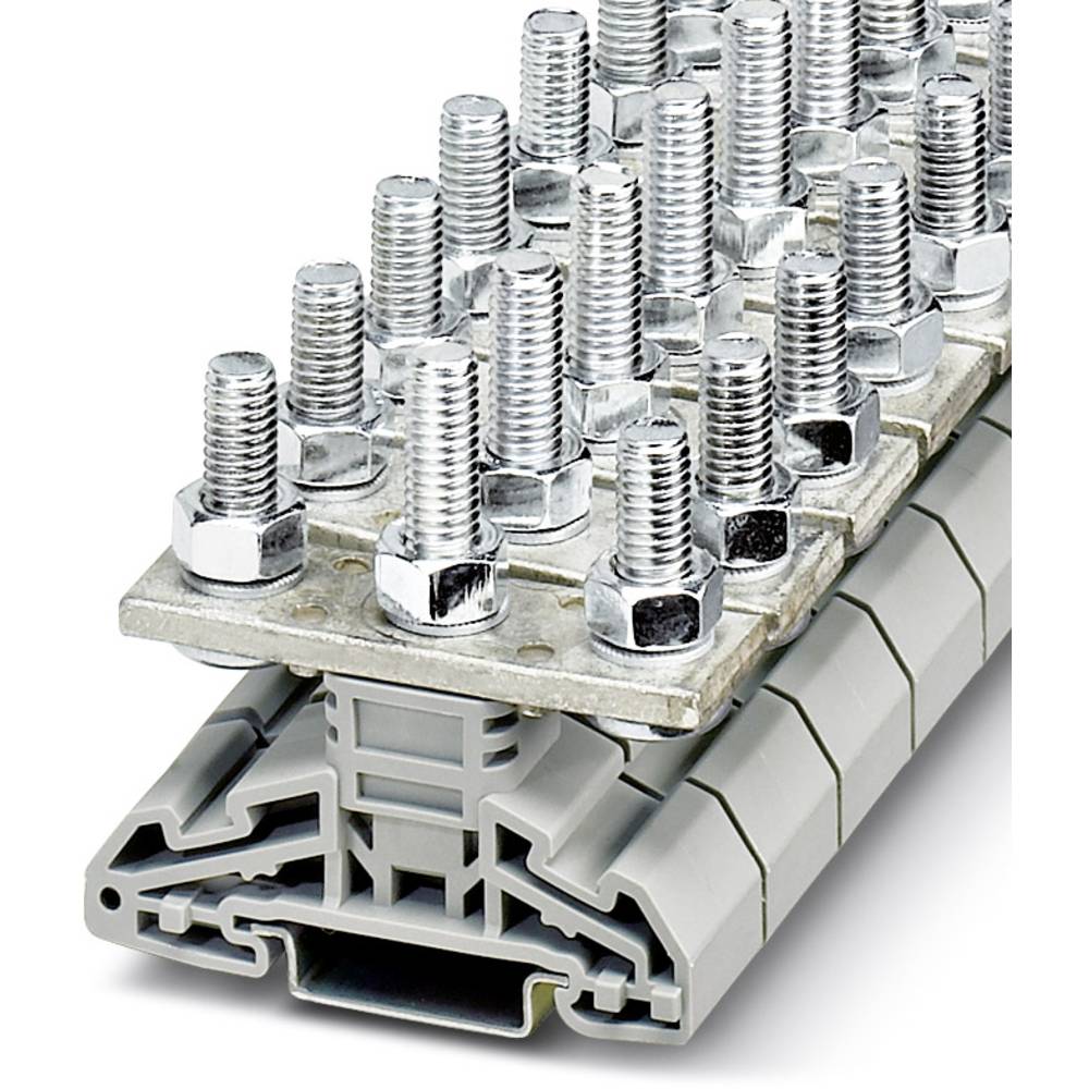 phoenixcontact HV M8/2 Hochstromverbinder Polzahl: 2 2.5mm² 50mm² Grau 25St.
