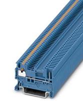 phoenixcontact PT 1,5/S/1P BU Durchgangsreihenklemme Polzahl: 2 0.14mm² 1.5mm² Blau 50St.