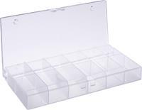hüfnerdübel Sortimentskasten (L x B x H) 194 x 101 x 31mm Anzahl Fächer: 12 feste Unterteilung