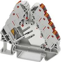 phoenixcontact PTRVB 4-FI /RD Potenzialverteiler Polzahl: 13 0.14mm² 1.5mm² Grau 10St.