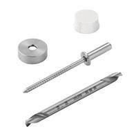 Weidmüller TPSD FIXING SET KTB Befestigungsset Edelstahl Silber (L x B x H) 3 x 10 x 40mm 1St.