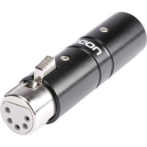 Hicon HI-X3X5-MF XLR-Adapter XLR-Stecker - XLR-Buchse 1St.