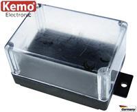 kemo Universal-Gehäuse 72 x 50 x 40 Thermoplast Schwarz, Transparent 1St.