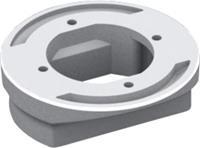 rittal CP Adapter starr Aluminium Hellgrau 1St.