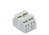 WAGO 862-662 Apparaataansluitklem Veerklem Wit 500 stuk(s)