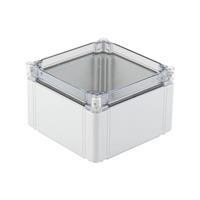Weidmüller FPC 20/20/13 TRSP Universal-Gehäuse 200 x 200 x 132 Polycarbonat Lichtgrau, Transparent