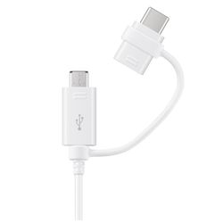 Samsung Originele 2-in-1 Type-C en Micro USB Originele kabel 1.5 meter - Wit