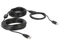 USB 2.0 A-B Kabel mit Verstärker - Delock