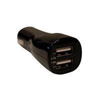 Scanpart USB auto adapter 2xUSB 3100mA zwart - 