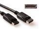 Intronics Premium DisplayPort kabel met DP_PWR - versie 1.2 (4K 60 Hz) / zwart - 5 meter
