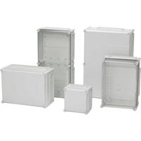 Fibox PC 1919 18 G-2FSH Installatiebehuizing 190 x 190 x 180 Polycarbonaat Lichtgrijs (RAL 7035) 1 stuks