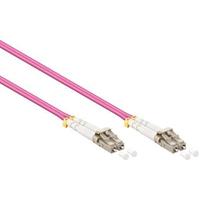 Duplex Patchkabel lc-lc 50/125µ OM4, lszh, violett, 2,0 mm, 5,0 m - Efb-elektronik