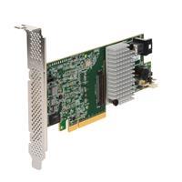 LSI Broadcom MegaRAID SAS 9361-4i. Ondersteunde opslagstationinterfaces: SAS, SATA, Hostinterface: PCI Express x8. Soorten RAID: 0, 1, 5, 6, 10, 50, 60, Overdrachtssnelheid: 12 Gbit/s, Intern geheugen