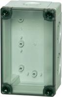 fibox PCM 100/75 T Wand-Gehäuse, Installations-Gehäuse 130 x 80 x 75 Polycarbonat Lichtgrau (RAL 7