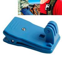 TMC 360 graden draaiend Rugzak Clip voor GoPro Hero 5 / 4 / 3+ / 3 / 2 / 1 (blauw)