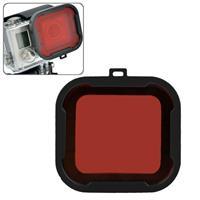 huismerk Polar Pro Aqua kubus Snap-on duik huisvesting Filter voor de GoPro HERO4 /3+(Red)