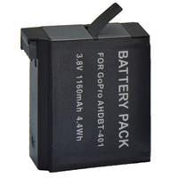 AHDBT-401 3.8V 1160mAh batterij voor GoPro Hero 4 Digitale Camera (zwart)