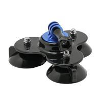 Driehoek richting Zuignap Mount met Tripod Mount + handvat schroeven voor GoPro HERO4 /3+ /3/2 /1(donker blauw)