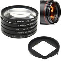 6 In 1 58mm Albumclose-up Lens Filter Macro Lens Filter + Filter Adapter Ring voor GoPro HERO 3