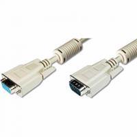 Digitus VGA Verlängerungskabel [1x VGA-Stecker - 1x VGA-Buchse] 3.00m Grau