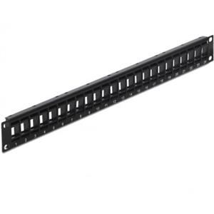 Delock 19Patchpanel 24 Keystone Ports