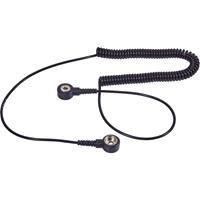 wolfgangwarmbier Wolfgang Warmbier 2100.752.3.10 ESD-Erdungskabel 2.40m Druckknopf 10 mm, Druckknopf 3mm