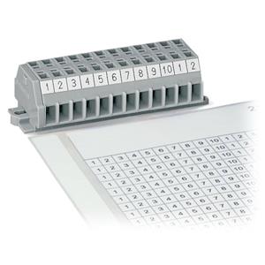 WAGO 210-333/500-002 Opschriftstroken zelfklevend Opdruk: 1 - 10 1 stuk(s)