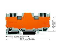 Wago Basisklemmenblock 5mm Zugfeder Belegung: L Grau 5St.