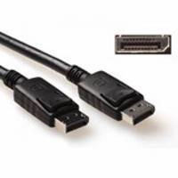 Intronics Premium DisplayPort kabel met DP_PWR - versie 1.2 (4K 60 Hz) / zwart - 3 meter