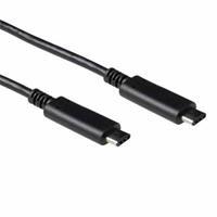 ACT USB 3.1 generatie 1 aansluitkabel C male - C male 1 m