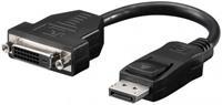 DisplayPort auf DVI-D Adapter<br>DisplayPort Stecker > DVI-D Buchse