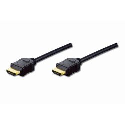 Digitus HDMI Anschlusskabel [1x HDMI-Stecker - 1x HDMI-Stecker] 5.00m Schwarz