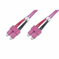 Assmann Digitus SC/SC OM4 2m 2m 2x SC 2x SC Zwart, Paars, Rood Glasvezel kabel