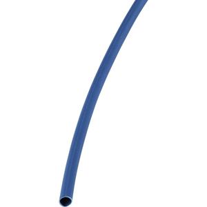 HellermannTyton Schrumpfschlauch, dünnwandig, L=0,2m, Ø3/1mm, blau, 3:1, 0,55mm, -55-135°C, Polyolefin(PEX)