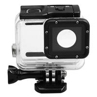 For GoPro HERO5 30m Waterdicht PC & ABS Housing beschermings hoesje + Touch Back Cover met Buckle Basic Mount & Long schroeven, Backcover Size: 7 x 6 cm