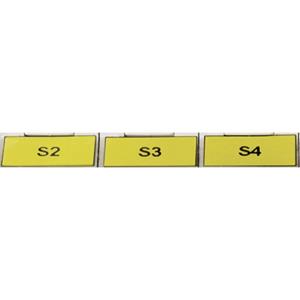 HellermannTyton TAG121LA4-1102-YE Etiketten per vel: 315 Geel Inhoud: 32 vellen