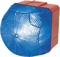 auersignalgeräte Auer Signalgeräte Signalleuchte LED QDM 874265408 Blau Blau Dauerlicht, Blinklicht 24 V/DC, 24 V/AC