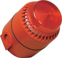 ComPro Combi-signaalgever Flashni Rood Flitslicht, Continugeluid 12 V/DC 104 dB