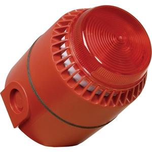 ComPro Kombi-Signalgeber Flashni Rot Blitzlicht, Dauerton 12 V/DC 104 dB S63697