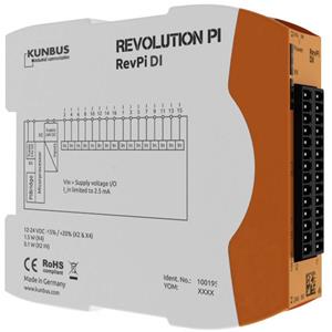 revolutionpibykunbus Revolution Pi by Kunbus RevPi DI PR100195 PLC-uitbreidingsmodule 24 V