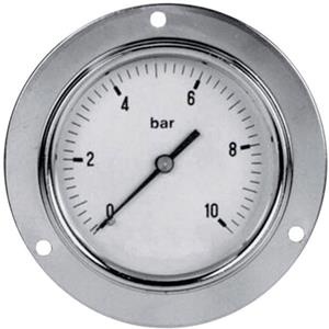 ICH Manometer 304.63.10 Anschluss (Manometer): Rückseite 0 bis 10 bar Außengewinde 1/4" 1St. S62256