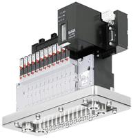 Bürkert 230808 Airline Quick - ventieleiland met handige VA-montageplaat Aansluiting G 1/4 mof, slangkoppeling buiten-Ãƒ 6 mm Gebruiksdruk (bereik) 2.5 bar (min)