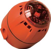 ComPro Kombi-Signalgeber LED Chiasso Razor Rot Blitzlicht, Dauerton 12 V/DC, 24 V/DC 100 dB S63465