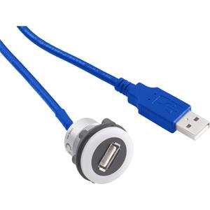 trucomponents TRU Components USB-Einbaubuchse 3.0 USB-12-BK Inhalt: 1St. Y920991