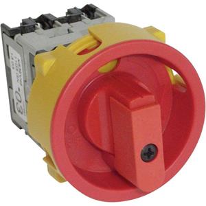 BACO NS3EV48 Lasttrennschalter absperrbar 20A 400V 1 x 90° Rot, Gelb 1St. W70315